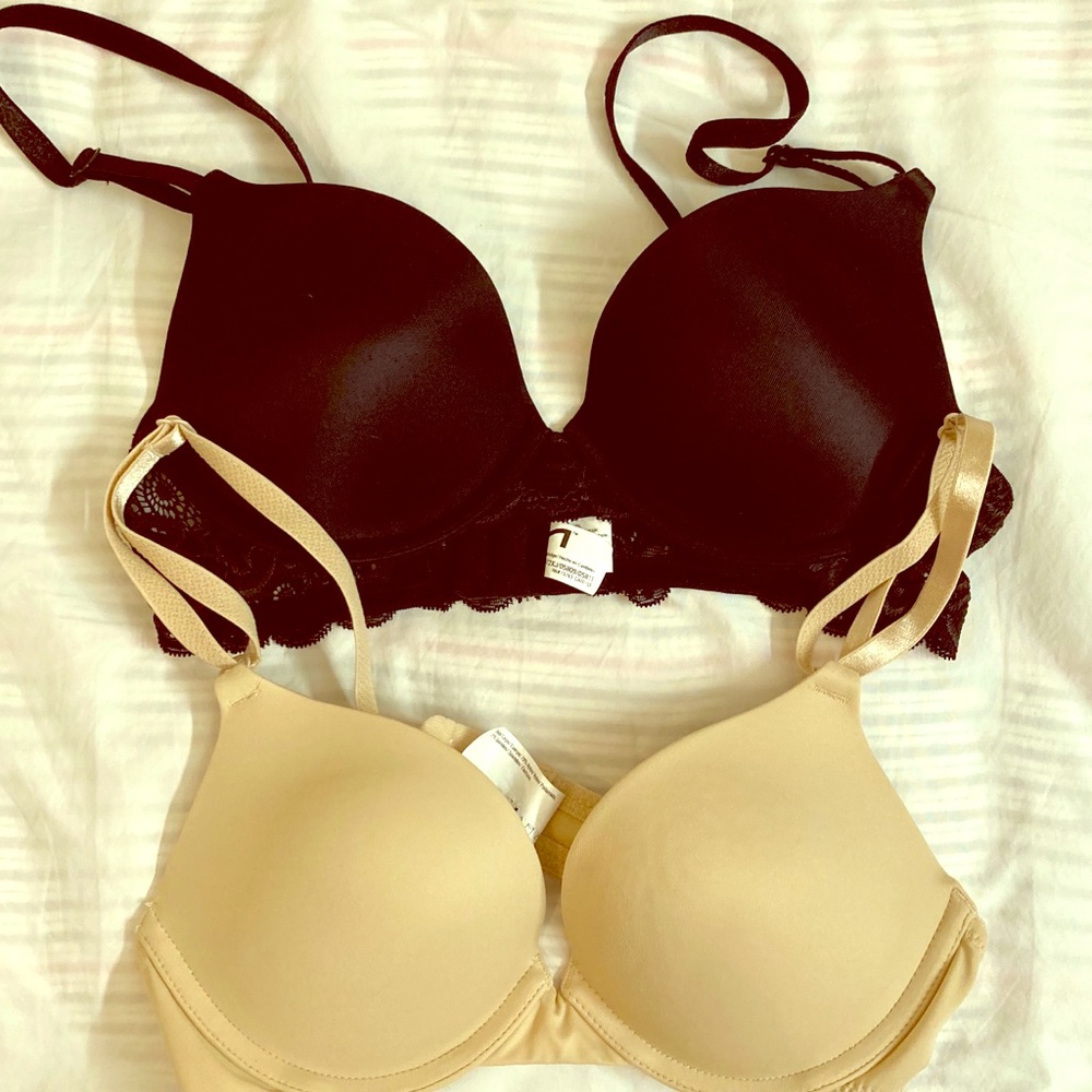 Maidenform push-up bra bundle